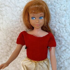 Rare Vintage 1963 Strawberry Blonde Skipper Doll